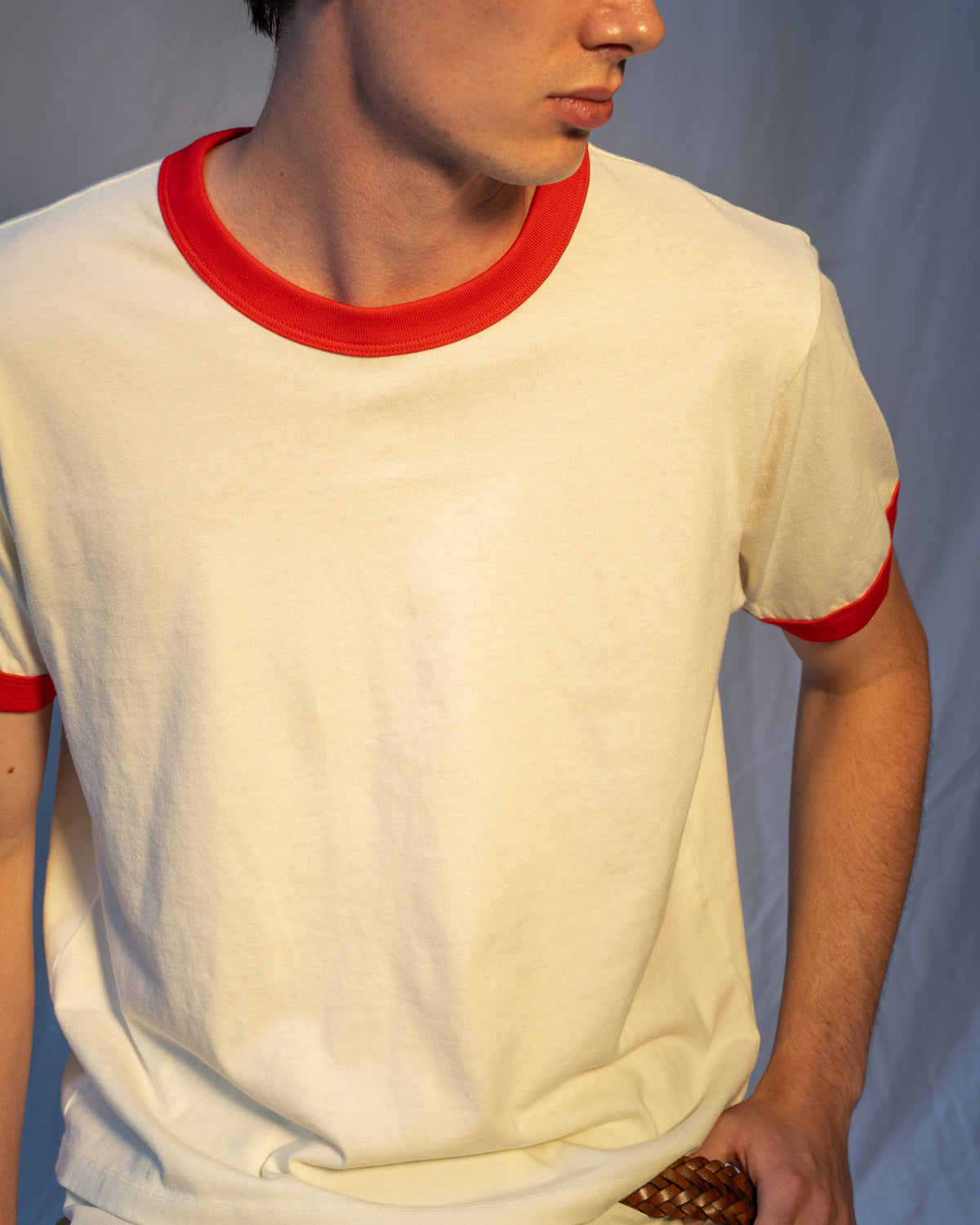 Organic Cotton Ringer Tee - England