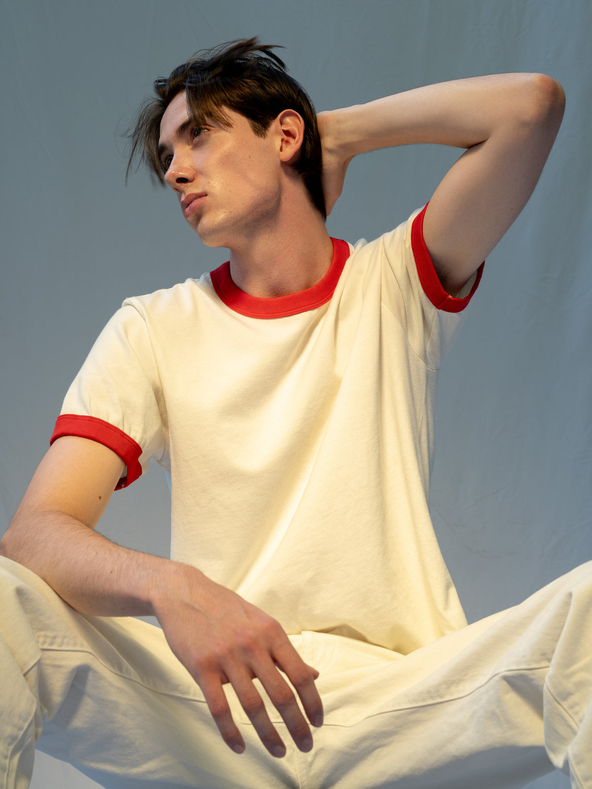 Organic Cotton Ringer Tee - England