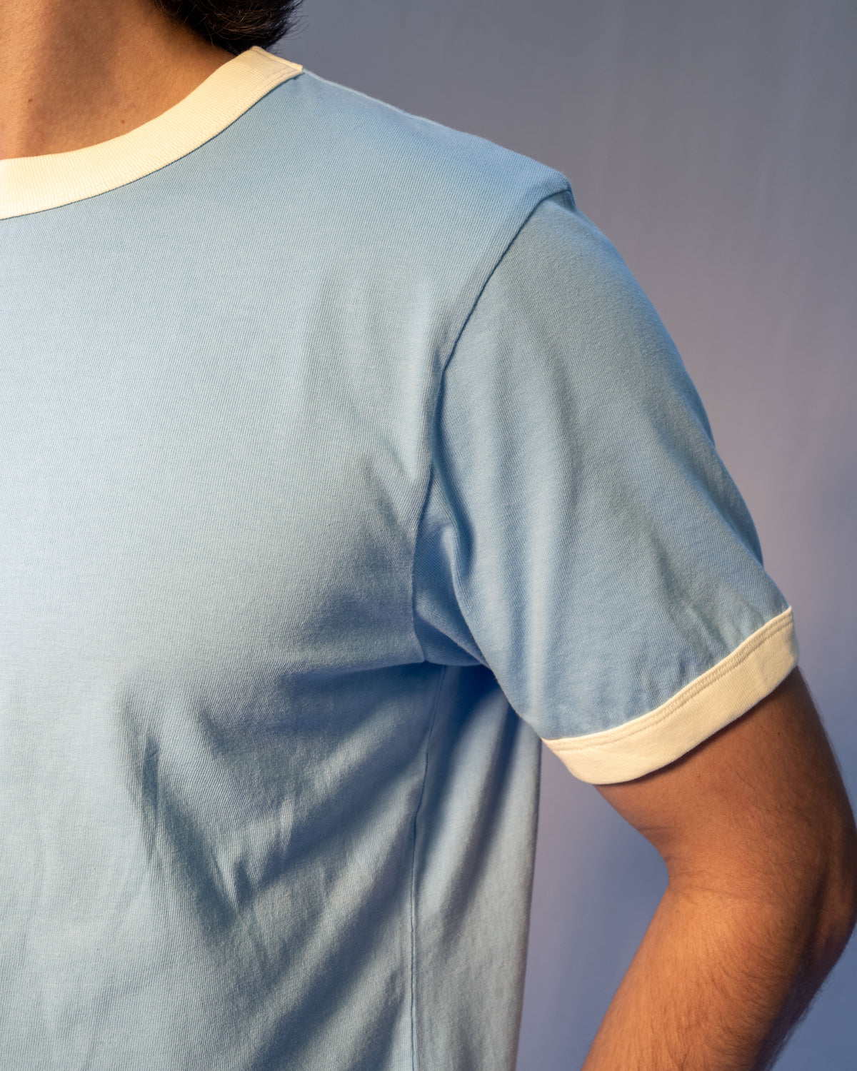 Organic Cotton Ringer Tee - Argentina