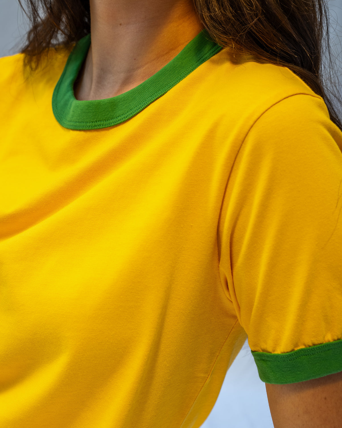 Organic Cotton Ringer Tee - Brazil