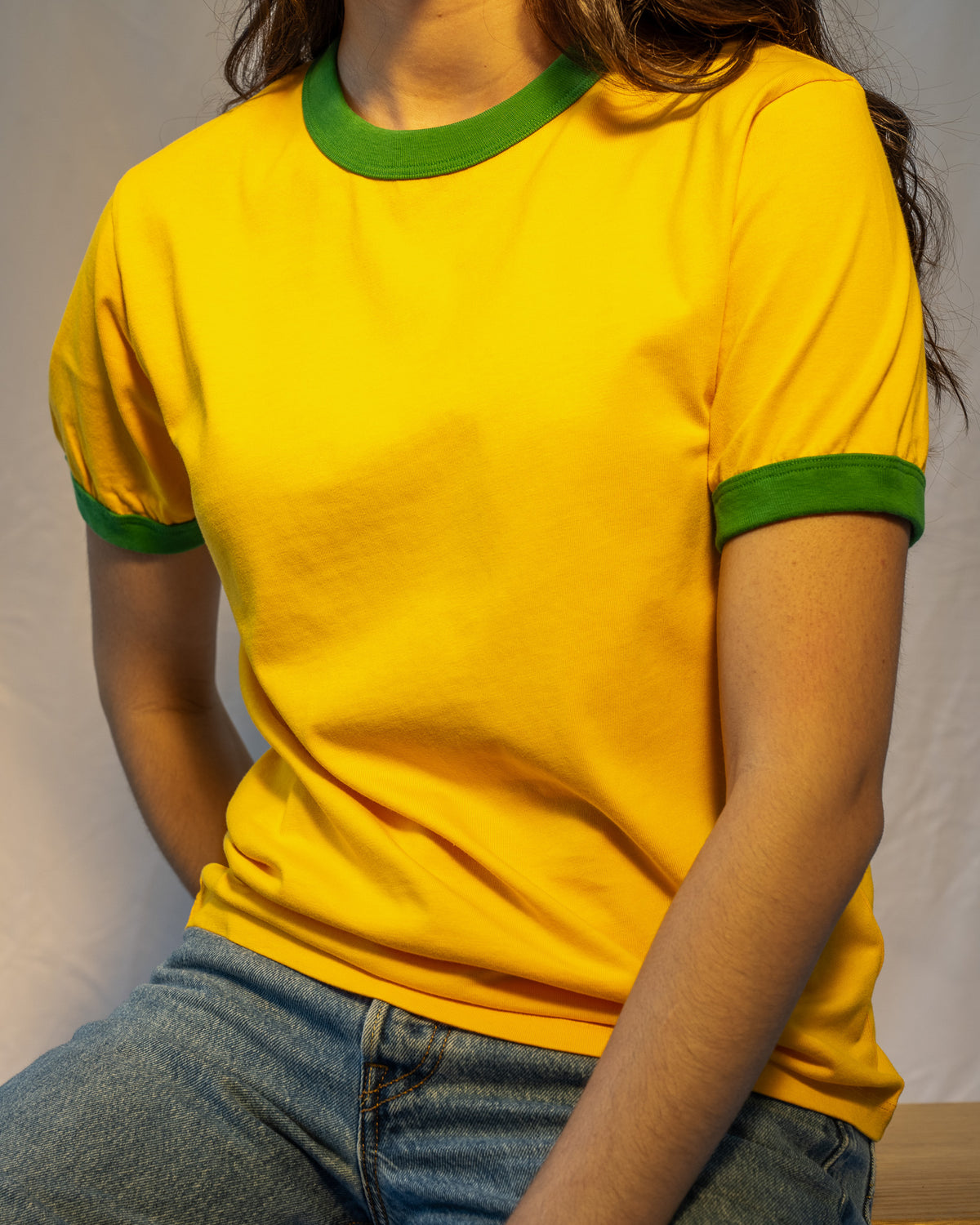 Organic Cotton Ringer Tee - Brazil