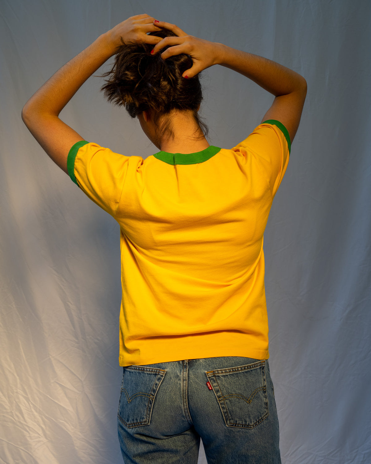 Organic Cotton Ringer Tee - Brazil